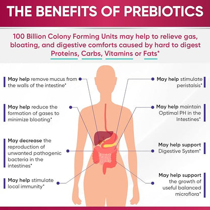 Wholesome Wellness Dr. Formulated Raw Probiotics for Women 100 Billion CFUs Capsules with Prebiotics, Digestive Enzymes, Approved for Adults, Shelf Stable Supplement