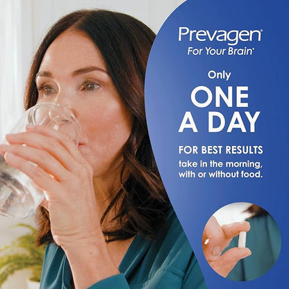 Prevagen Regular Strength 10mg, 30 Capsules |2 Pack| with Apoaequorin & Vitamin D with Attractive and Stackable Prevagen Storage Box