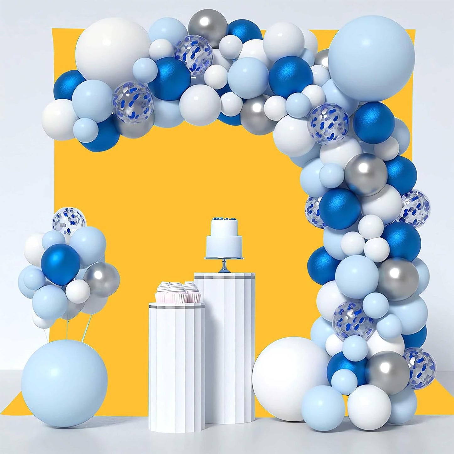 Yellow Photo Backdrop, Photo Booth Portrait Photography Backdrops, Studio Yellow Backdrop for Photoshoot Streaming Video Shooting 5x7ft