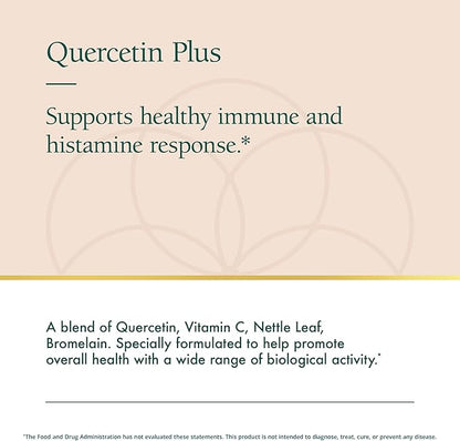 Natura Health Products Quercetin Plus Supplement - Modulates Healthy Immune and histamine Response - Featuring Bromelain, Vitamin C, Nettle Leaf & Quercetin (90 Capsules)