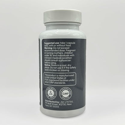 Alpha GPC Supplement Bio-Available Pure Form of Choline - Easily Absorbed by The Body - 300mg 60 Capsules - Made in The USA