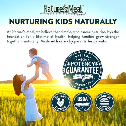 Nature's Meal Vitamin D3 + K2 Drops MK-7 5 mcg, Liquid Vitamin D Drops for Infants 400 IU, Healthy Bones, Heart & Immune System, Sugar Free Supplement for Infants/Baby & Toddlers, 180 Servings