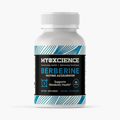 MYOXCIENCE Berberine Fasting Accelerator | Himaberb Berberine HCL with ALA (Alpha Lipoic Acid) and Biotin (90 Capsules)
