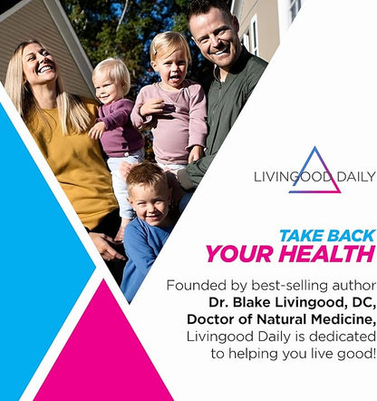 Livingood Daily Methylated Multivitamin for Women and Men, Multi Vitamin Supplement with Alpha Lipoic Acid, B Vitamins, Iron, Zinc and Selenium, Energy, Metabolism and Immune Support, 60 Capsules