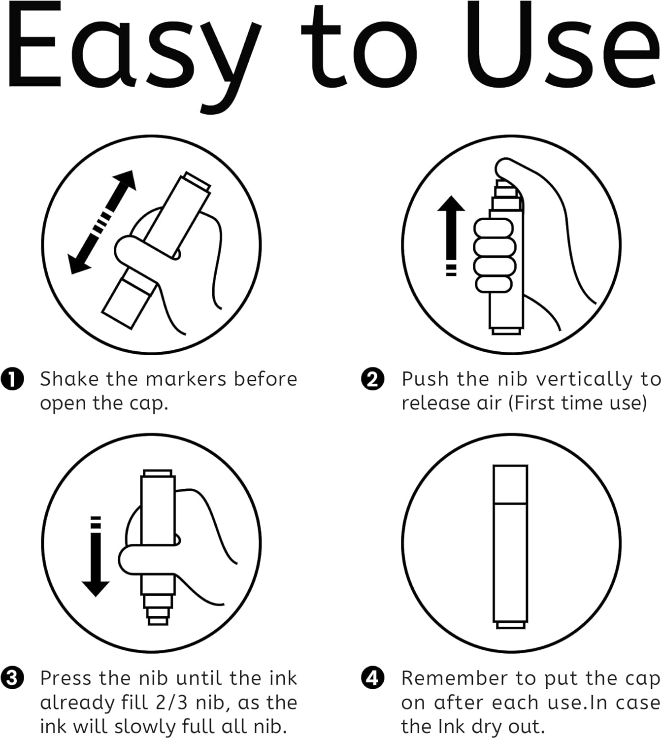 Jumbo Graffiti Poster Markers Set: 12 Neon Colors Large 15mm Wide Tip Permanent Ink Thick Acrylic Paint Pens for Rock Painting, Stone, Glass, Wood, Ceramic, Metal, Plastic, Fabric