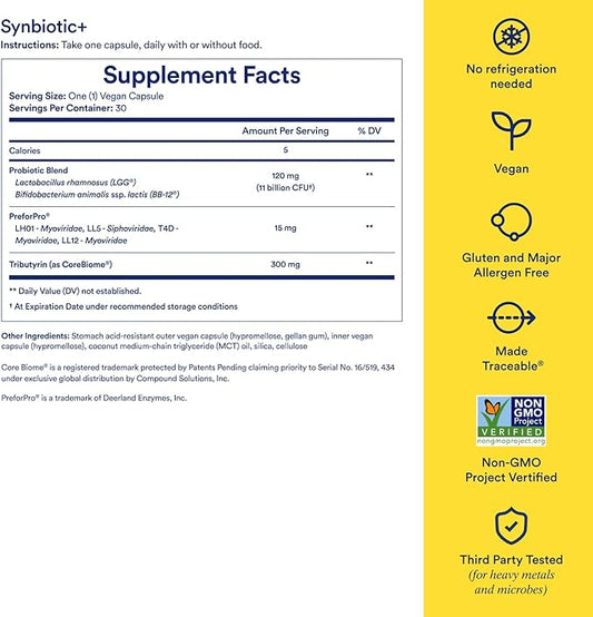 Ritual Multivitamin for Women 18+ & Daily Gut Health Support, 30 Days Supply