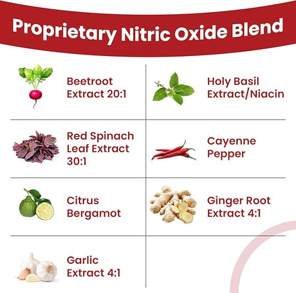 Nattokinase Supplement Nitric Oxide Capsules Beet Root Extract High Potency Lumbrokinase & Bromelain Systemic Enzymes Spike Protein Detox Clean & Flow Vascular Defense 60 Caps 30 Servings