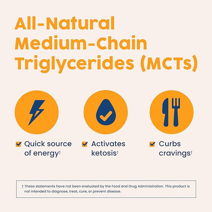 NativePath MCT Oil Powder Supplement - Unflavored MCT Powder with Keto-Friendly C8 MCTs. Free of Dairy, Gluten and GMOs, 25 Servings