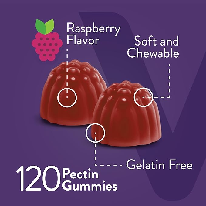 Viteey Womens Multivitamin Gummies - Immune Support - 12 in 1 Essential Vitamins & Minerals - Vitamin A, C, D3, E, B6, B12, Folic Acid, Biotin, Calcium, Zinc & More - Vegetarian - Raspberry Flavored