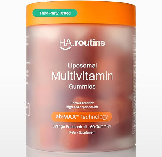 Liposomal Multivitamin Gummies for Men & Women, Orange Passion Fruit Flavor – 520 mg Liposomal Multi Complex with 14 Vitamins & Minerals, Immune Support & Antioxidant Defense – 30 Servings