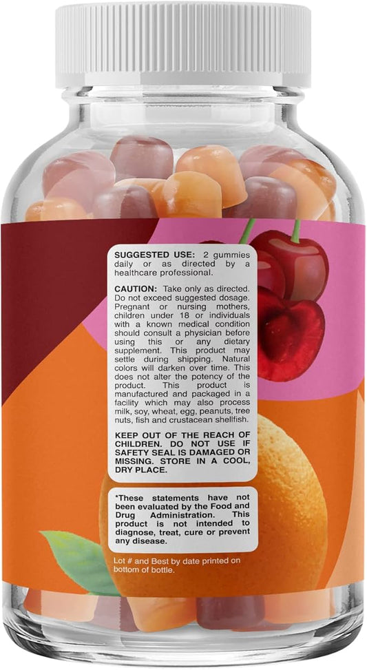 Womens Multivitamin Gummy Vitamins for Adults - Natural Multivitamin for Women Gummies and Natural Immune System Booster - Womens Gummies Adults Complete with Zinc