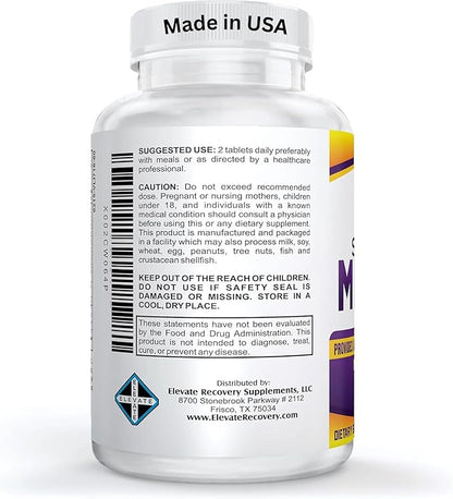 Super-MAX Multimineral Supplement (Iron Free) Multiminerals | High-Potency Multi Mineral Supplements (All-in-1) Minerals Formula | Mineral Complex | 1-Month Supply | 60 Tablets