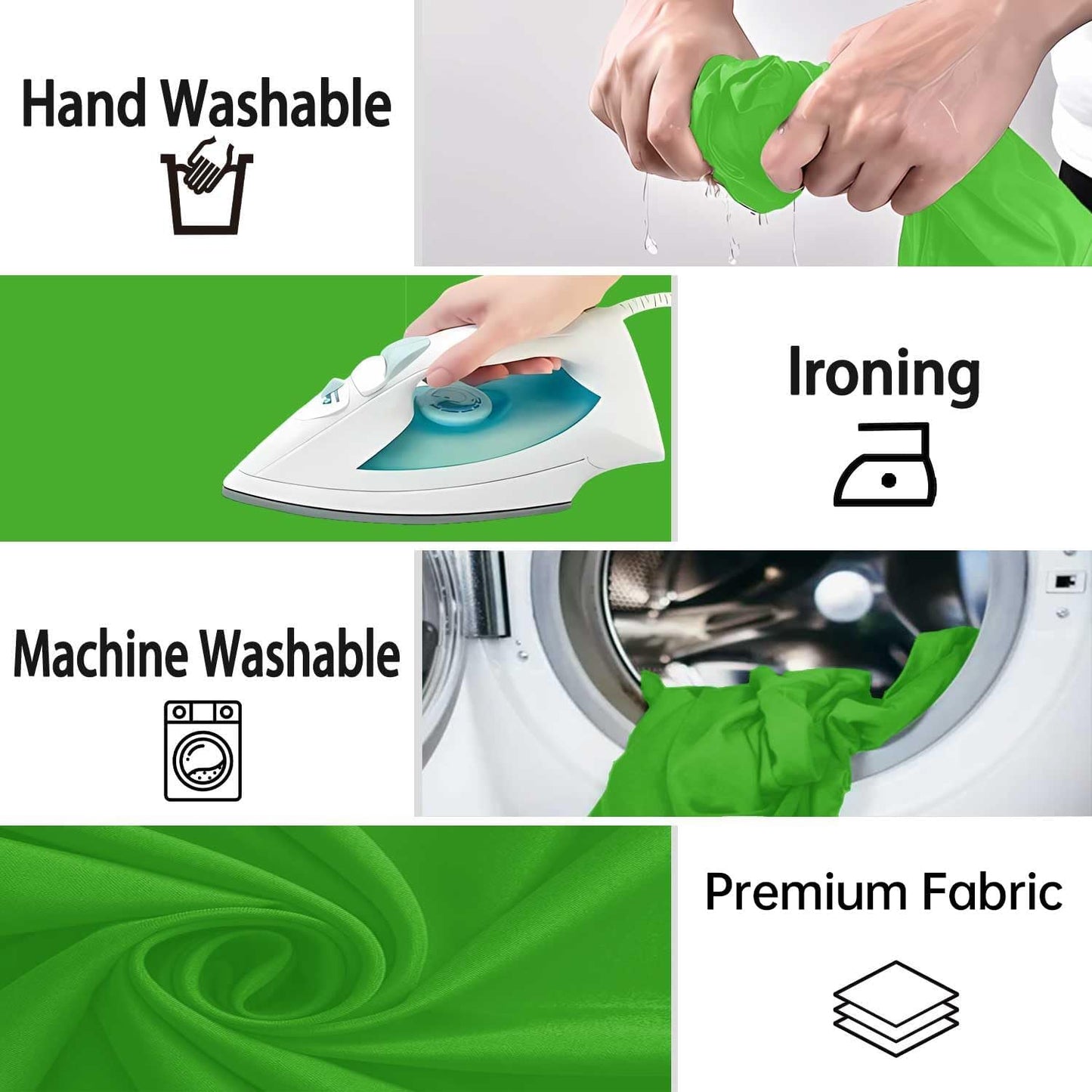 Green Screen Backdrop, Product Photo Backdrop for Photoshoot, Photography Background for Streaming Video Studio 10FTx20FT