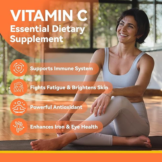 Vitamin C 500 mg, Vitamin C Chewable, Dietary Supplement for Immune Support, 250 Tablets, 250 Day Supply, Assorted Fruit Flavors