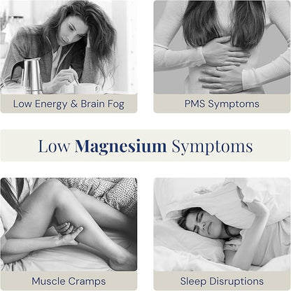 Raena Magnesium – Magnesium Supplement for Energy, Muscle Function, Bone Health & Overall Wellness - 90 Capsules, 30-Day Supply