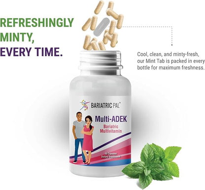 BariatricPal Multi-ADEK Bariatric Multivitamin Capsules (60 Count)