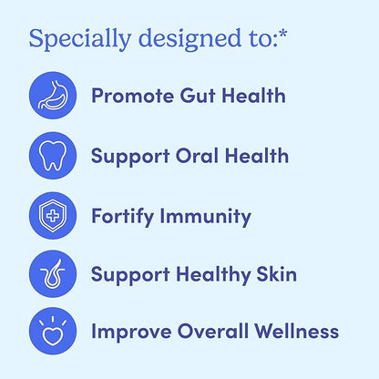 FIRST DAY Teens’ Gut Sustainer Tribiotic Gummies – 3-in-1 Prebiotic, Probiotic & Postbiotic Supplement – Supports Digestive, Skin, Oral & Immune Health, Nutrient Absorption & Growth – 60-Day Supply