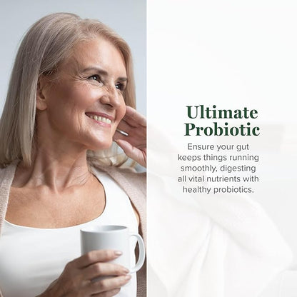 Global Healing Center - Ultimate Probiotic Blend Supplement (Floratrex) with Prebiotics for Healthy Digestion, Digestive Tract, & Immune System, Men & Women, 100 Billion CFU, 36 Strains (60 Capsules)