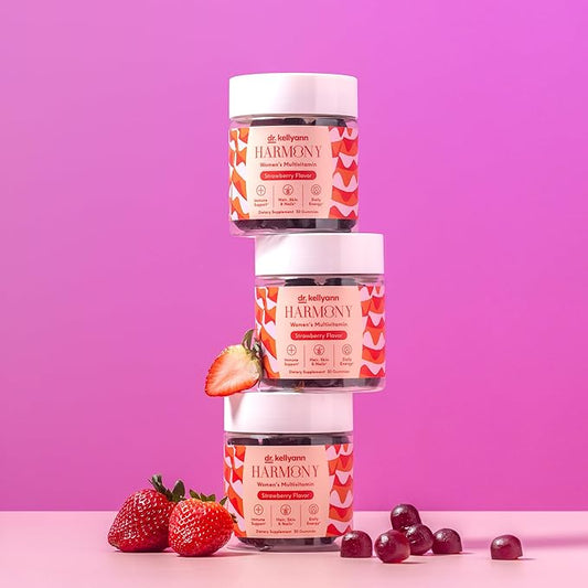 Dr. Kellyann Everyday Multivitamin Gummies – Complete Daily Multivitamin with Essential Nutrients for Energy, Immune Support & Wellness – Gluten-Free, Non-GMO, Delicious Berry Flavor, 60 Gummies