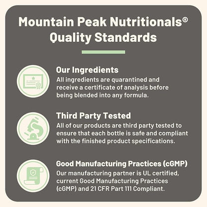 Mountain Peak Nutritionals Ultra High Multivitamin for Men & Women - with Vitamins A, B12, B6, C, D, E, Magnesium, Zinc, Folic Acid, Digestive Enzymes & Probiotics (180 Vegetarian Capsules)