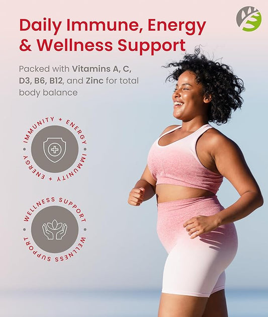 BariSlim Advanced Bariatric Multivitamin Gummies - Specially Formulated Bariatric Vitamins for Patients After Weight Loss Surgery - Supports Energy & Immune Health | Strawberry (90 Vegan Gummies)