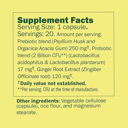 Semaine Super Powered Prebiotic + Probiotic for Women, Effective 3-in-1 Multi-Action Formula to Nourish Gut Health, Soothe IBS, Support Bloat Relief & Immunity Boost, Clinically-Studied (20 ct)