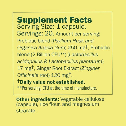Semaine Super Powered Prebiotic + Probiotic for Women, Effective 3-in-1 Multi-Action Formula to Nourish Gut Health, Soothe IBS, Support Bloat Relief & Immunity Boost, Clinically-Studied (20 ct)
