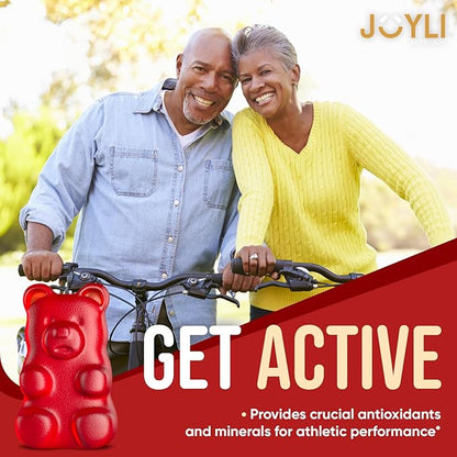 JOYLI Quercetin Gummies - Quercetin with Bromelain Zinc Vitamin C & Vitamin D3 - Quercetin Supplement 500MG for Immune System & Allergy - Quercetin for Kids and Adults - 60 Quercetin Chewable