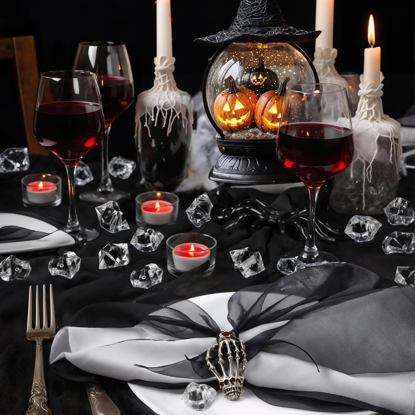 Acrylic Crushed Ice Rocks, Babenest 150 PCS Fake Crystals Plastic Ice Cubes Diamonds Gems for Vase Fillers, Home Decoration, Table Scatter, Event, Wedding, Arts & Crafts (Clear)