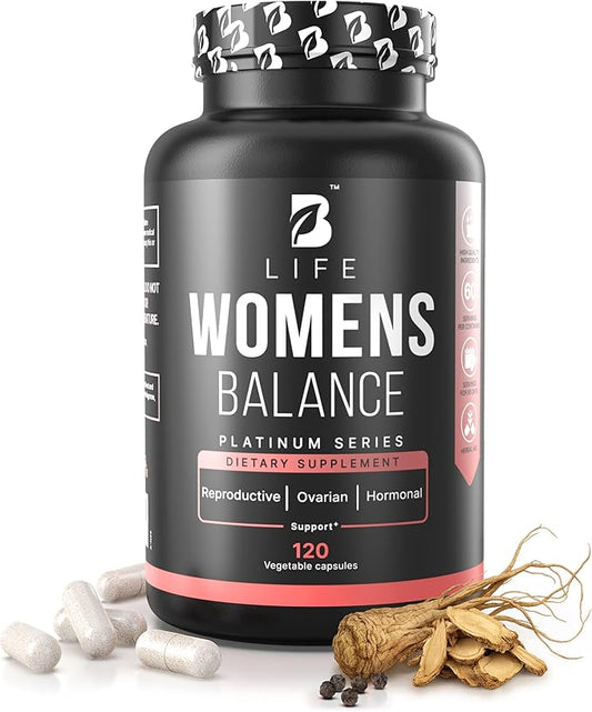 DIM Supplement 400 mg with Myo & D-Chiro Inositol, Dong Quai – Hormone Balance for Women – PCOS Supplements & Fertility Supplements – Inositol Supplement for Women - 120 Caps - 60 Day Supply