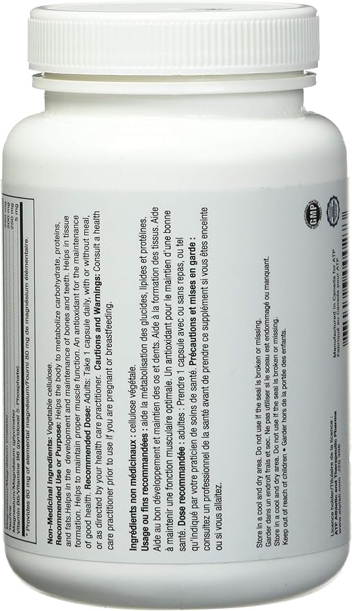 ATP LAB Ultra High Potency Magnesium Complex Supplement - Magnesium Malate 250mg, Magnesium Taurate 200mg, Magnesium Glycinate 250mg, Vitamin B6 5mg - Max Absorption Magnesium Supplement 90 Capsules