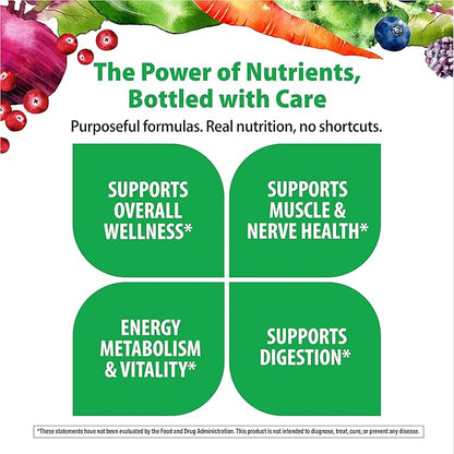 Rainbow Light Mens One Multivitamin, Men's Daily Multivitamin Provides High-Potency Immune Support, With Vitamin C, Vitamin D and Zinc, Vegetarian, 60 Count