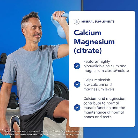 Pure Encapsulations Calcium Magnesium (Citrate) - 240 g Calcium & 240 g Magnesium - Bone Health Support - Non-GMO & Vegan - 90 Capsules