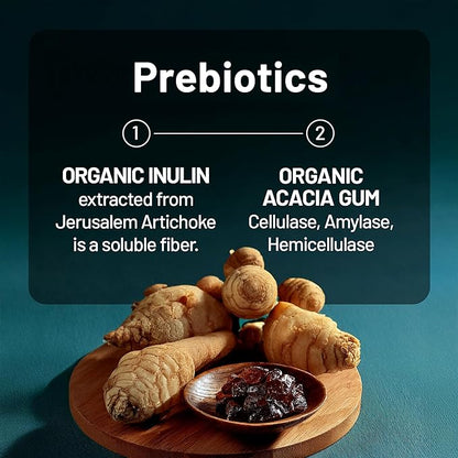 NatureWise Probiotics 60 Billion CFU - 17 Strains + Organic Prebiotics - Immune, Digestive & Gut Health Support for Women & Men - Vegetarian, Gluten-Free, Non-GMO - 60 Capsules[2-Month Supply]