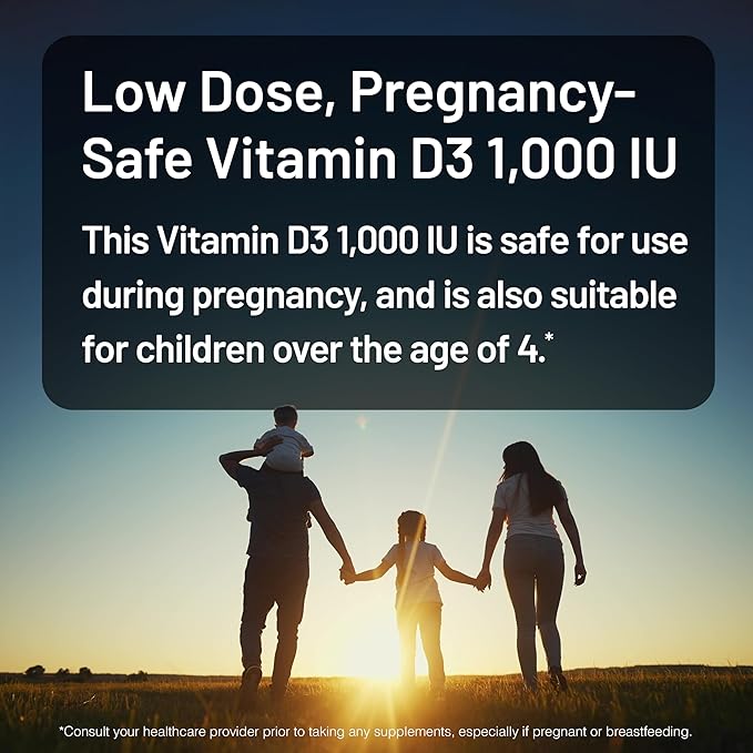 NatureWise Vitamin D3 1000iu (25 mcg) 30-Day Supply for Immune Support, Healthy Muscle Function, and Bone Health - Non-GMO, Gluten Free in Organic Extra Virgin Olive Oil, (Mini Softgel), 30 Count