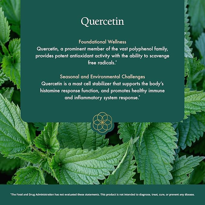 Natura Health Products Quercetin Plus Supplement - Modulates Healthy Immune and histamine Response - Featuring Bromelain, Vitamin C, Nettle Leaf & Quercetin (90 Capsules)