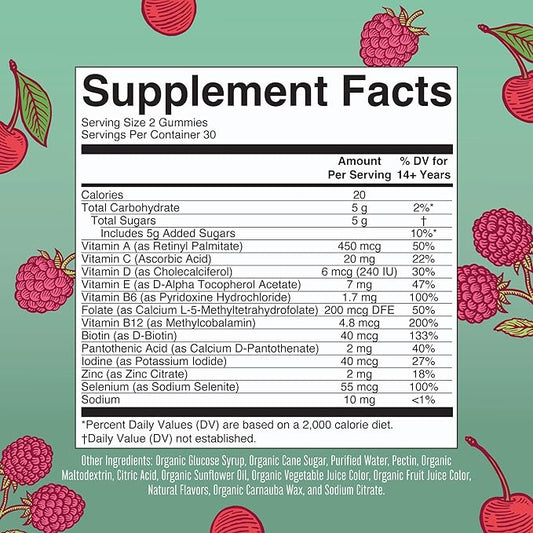 MaryRuth Organics Multivitamin for Women 14 | Women's Multivitamin Gummies for Immune Support| Skin Health | Sugar Free | Vegan | Non-GMO | 60 Count