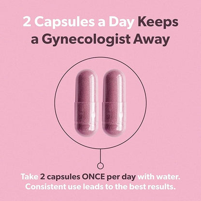 BIOMA Feminine Health Synbiotic - Women's Health Supplement for Healthy Vaginal pH, Urinary Tract & Digestive Support - with Probiotics, Cranberry & Tributyrin - 60 Capsules (30-Day Supply)