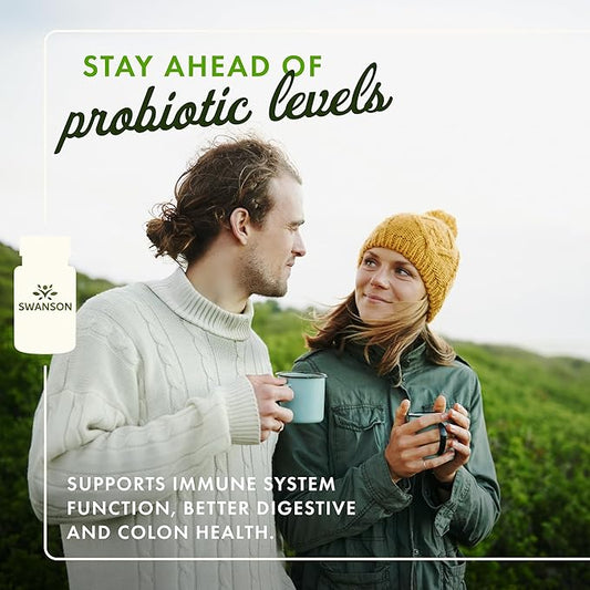 Swanson Dr. Stephen Langer's Formula - Natural Probiotic w/Prebiotic FOS - 16-Strain Supplement Promoting Digestive Support w/ 3.2 Billion CFU per Capsule - (60 Veggie Capsules)