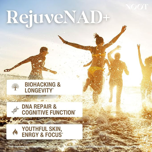 Liposomal NAD Supplement - Nicotinamide Adenine Dinucleotide with NAD Precursors Nicotinamide Riboside (NR) and Niacin Vegan Anti Aging Supplement for Longevity 60 Capsules, 1 Month Supply