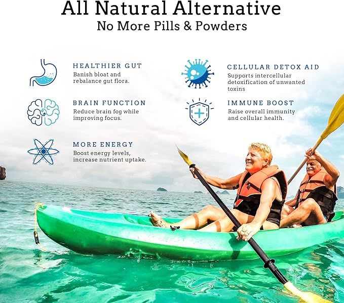 Cleanse & Renew - Liquid Superfood - Gut Health, Bloating, & Immune Support - Overall Wellness - Vegan & Gluten-Free - 30-Day Supply - Made in USA - 30-Day Supply