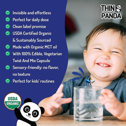 Lil' Kids Organic Vitamin D3 Supplement | 100% Of Your RDA | For Strong Bones & Healthy Immunity | Unique Twist & Mix Design | GMO Gluten Vegan & Taste Free | For Toddlers Ages 3 & Under | 90 Servings