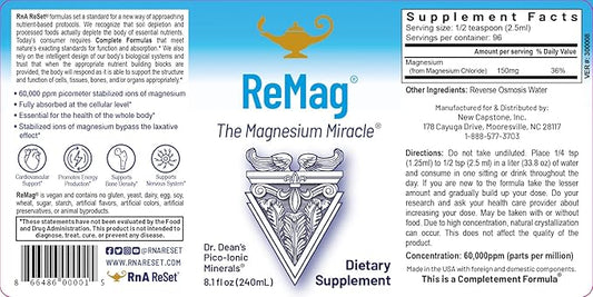 RnA ReSet - The Longevity Bundle - ReMag Magnesium, Vitamin C, Vitamin D, ReAline Vitamin B Complex