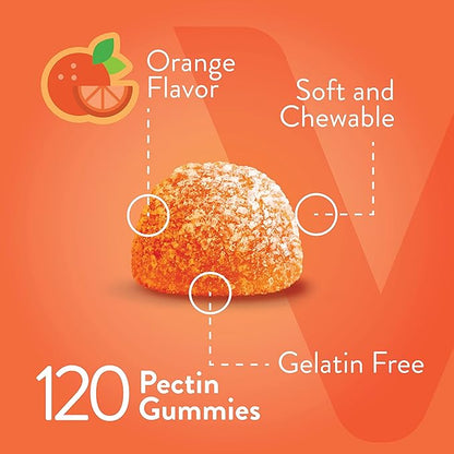 VITEEY Vitamin C Gummies for Adults & Teens with Zinc & Echinacea - Immune Support Gummies - Immune Booster - Vegan, Gelatin Free, Gluten Free, GMO Free - Tasty Vitamin C Chewable Orange Flavored