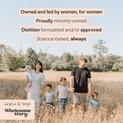 Wholesome Story Myo-Inositol & D-Chiro Inositol Supplement for Women | Fertility Supplements for Hormonal Balance & Ovarian Health Support | Myoinositol | Ideal 40:1 Ratio | 30 Servings