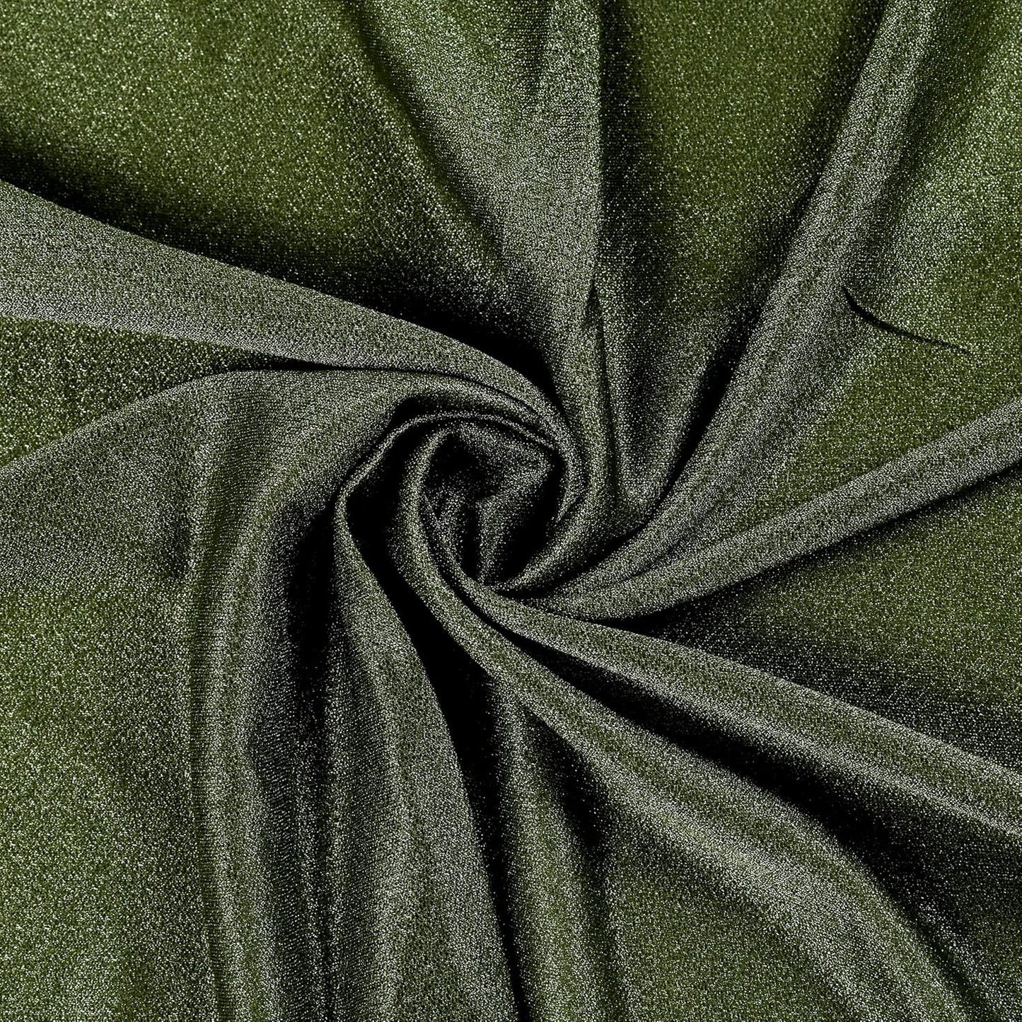 VDS Pack of 2 Panel (30 Inch X 50 Feet) Wedding Arch Draping Fabric Sheer Chiffon Fabric Drapery for Wedding Ceremony Reception Swag Backdrop Canopy Chuppah ARBO Altars Decoration (Olive)